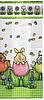 3 1/2 X 2 X 7 1/2 (HIDE N SEEK BUNNY) Clear Gusseted Bags (Qty 25) 3/4#